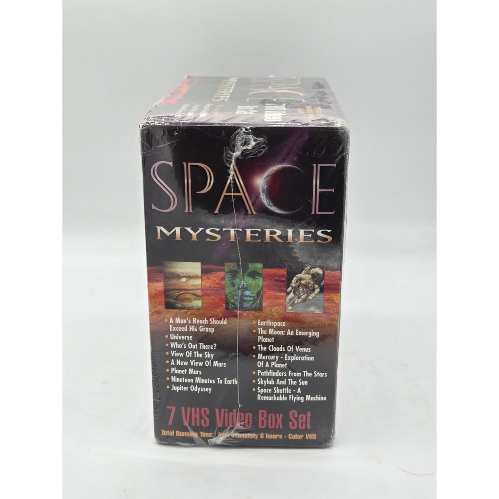 Space Mysteries 7 VHS Box Set Narrated by Meredith, Wells, Basshart, New